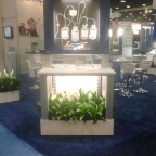 EVENTS - San Diego Convention Center, Booth Decoration, Peace Lillies